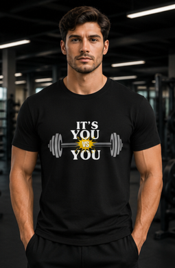 You vs You || Strong Man, Gym Streetwear Tee, Motivational Workout Shirt, Fitness Vibes