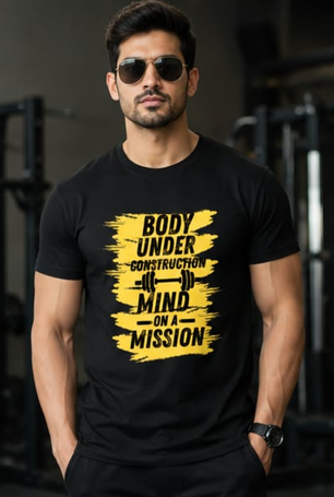 His Body & Mind || Gym Streetwear Tee | Motivational Workout Shirt | Athletic Dept Tee