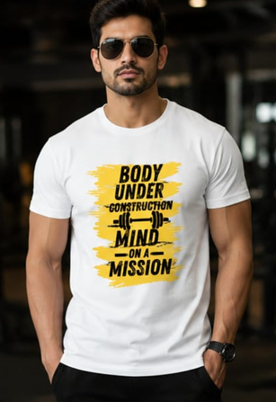 His Body & Mind || Gym Streetwear Tee | Motivational Workout Shirt | Athletic Dept Tee