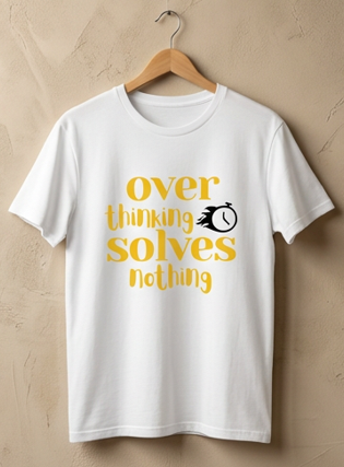 Over Thinking || Unisex, Motivational Workout Shirt, Gym Streetwear Tee, Fitness Vibes