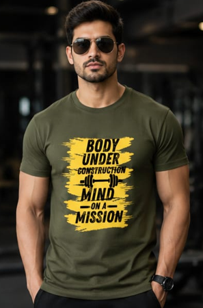 His Body & Mind || Gym Streetwear Tee | Motivational Workout Shirt | Athletic Dept Tee