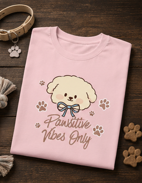 Positive Vibes only || Unisex, Built for Walks, Wags, Good Vibes, Paws Up, Vibes On
