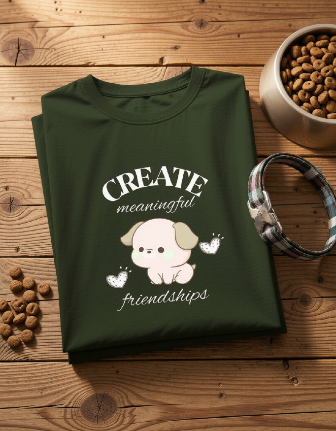 Meaning Friends - Dark || Unisex, Built for Walks, Wags, Good Vibes, Paws Up, Dog Lover