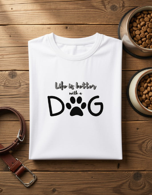Life is Better || Unisex, Built for Walks, Wags, Good Vibes, Paws Up, Dog Lover