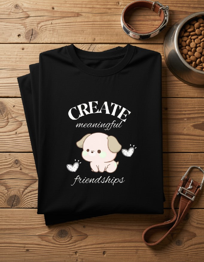 Meaning Friends - Dark || Unisex, Built for Walks, Wags, Good Vibes, Paws Up, Dog Lover