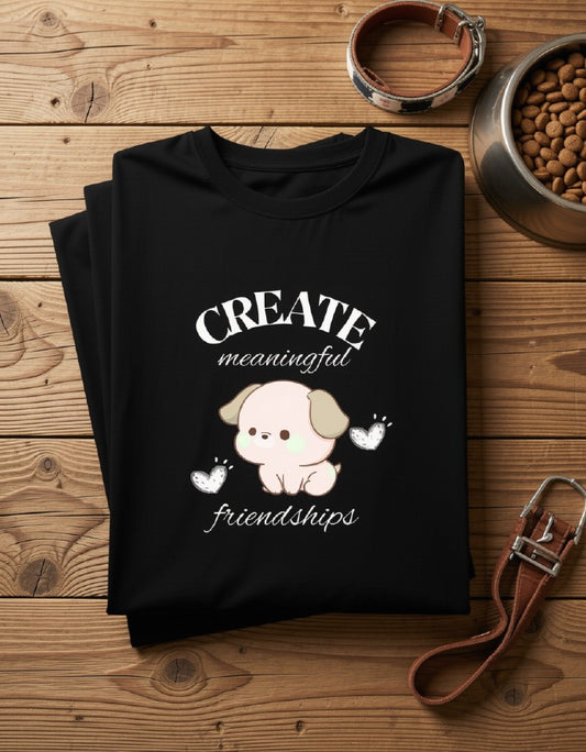 Meaning Friends - Dark || Unisex, Built for Walks, Wags, Good Vibes, Paws Up, Dog Lover
