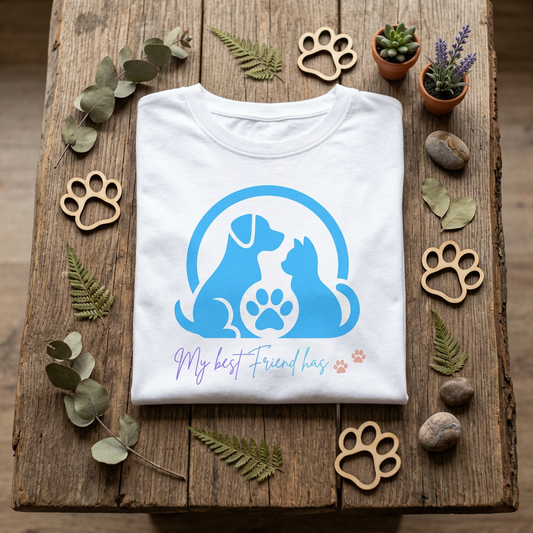 Best Friend || Unisex, Built for Walks, Wags, Good Vibes, Paws Up, Vibes On for pets
