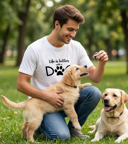 Life is Better || Unisex, Built for Walks, Wags, Good Vibes, Paws Up, Dog Lover