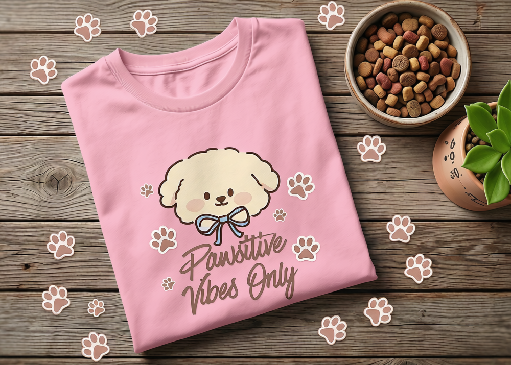 Positive Vibes only || Unisex, Built for Walks, Wags, Good Vibes, Paws Up, Vibes On
