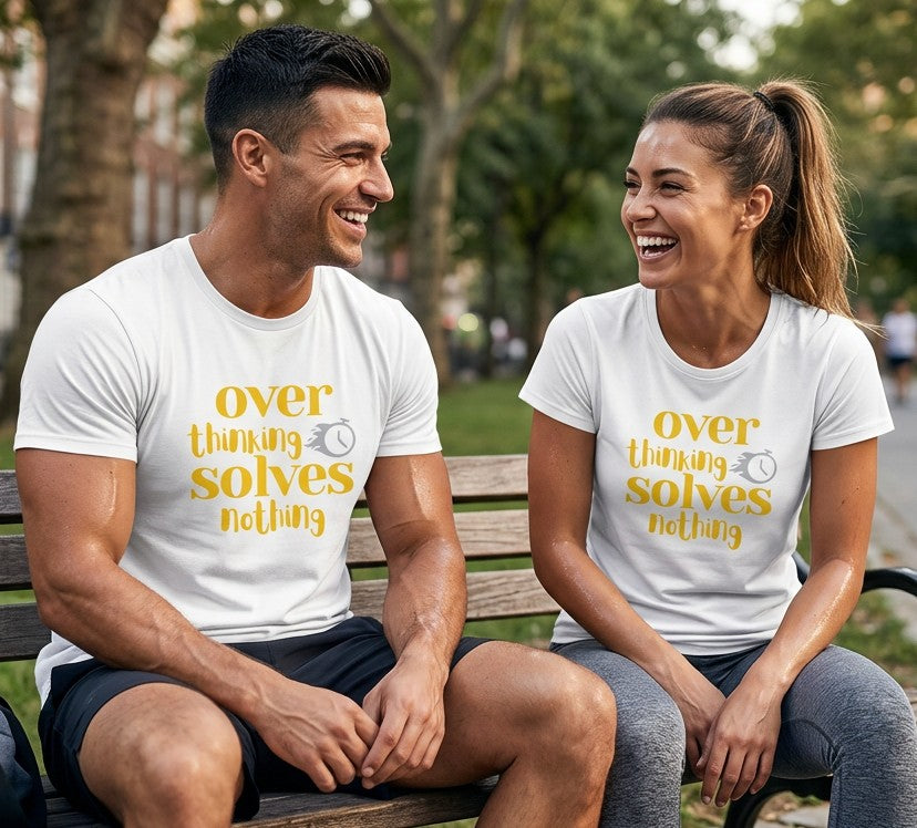 Over Thinking || Unisex, Motivational Workout Shirt, Gym Streetwear Tee, Fitness Vibes