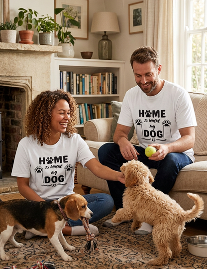Dog Home || Unisex, Built for Walks, Wags, Good Vibes, Paws Up, Dog Lover