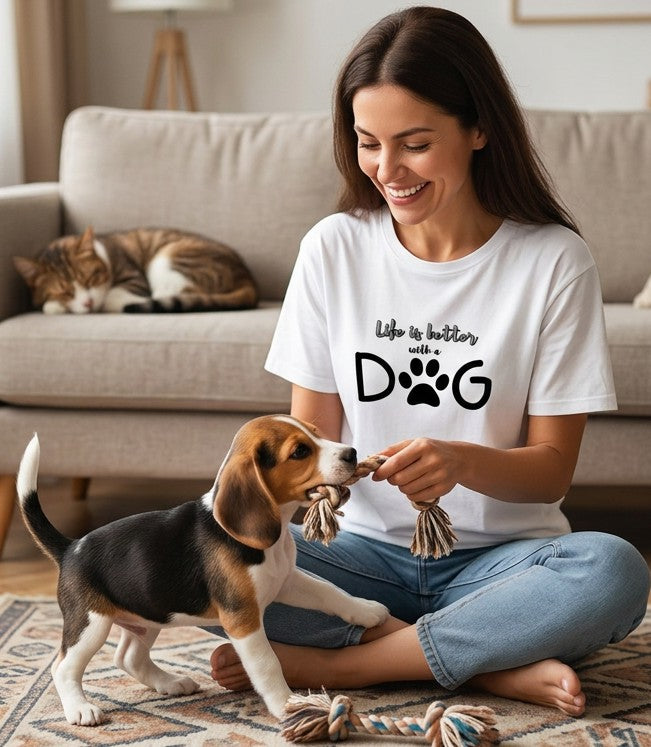 Life is Better || Unisex, Built for Walks, Wags, Good Vibes, Paws Up, Dog Lover
