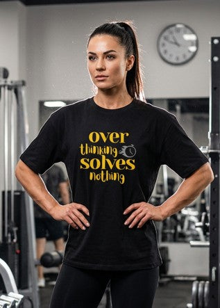 Over Thinking || Unisex, Motivational Workout Shirt, Gym Streetwear Tee, Fitness Vibes